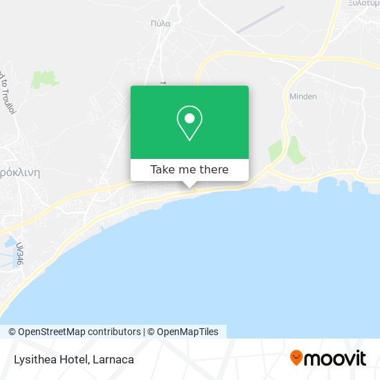 Lysithea Hotel map