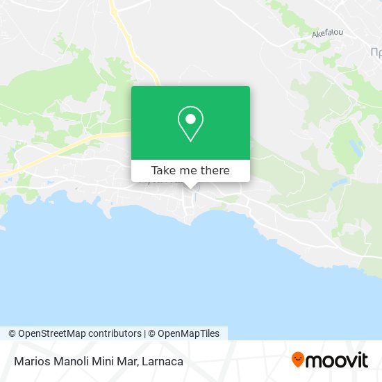 Marios Manoli Mini Mar map