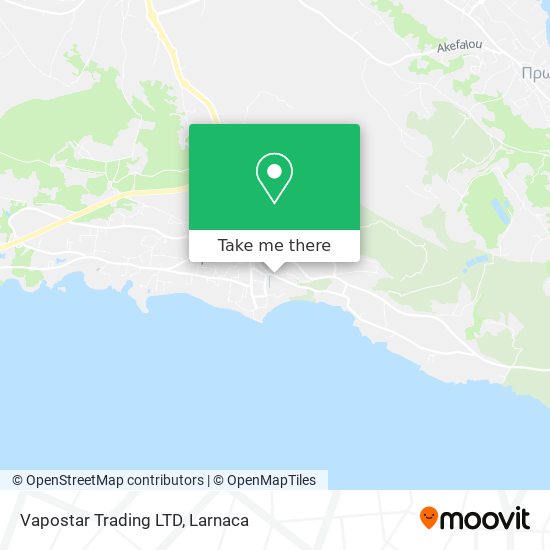 Vapostar Trading LTD map