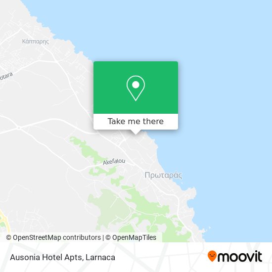 Ausonia Hotel Apts map