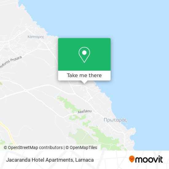Jacaranda Hotel Apartments map