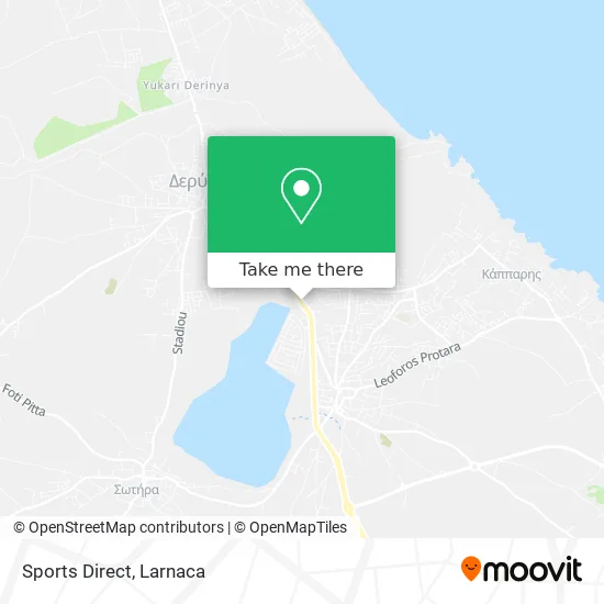 Sports Direct map