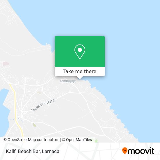 Kalifi Beach Bar χάρτης