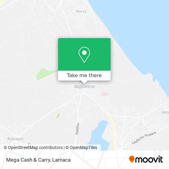 Mega Cash & Carry map