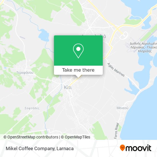 Mikel Coffee Company χάρτης