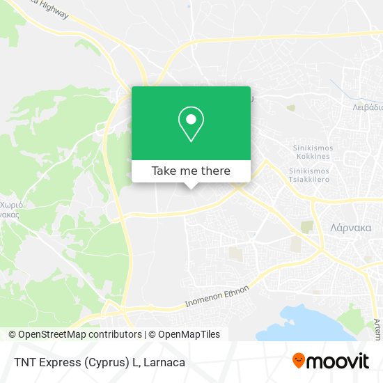 TNT Express (Cyprus) L map