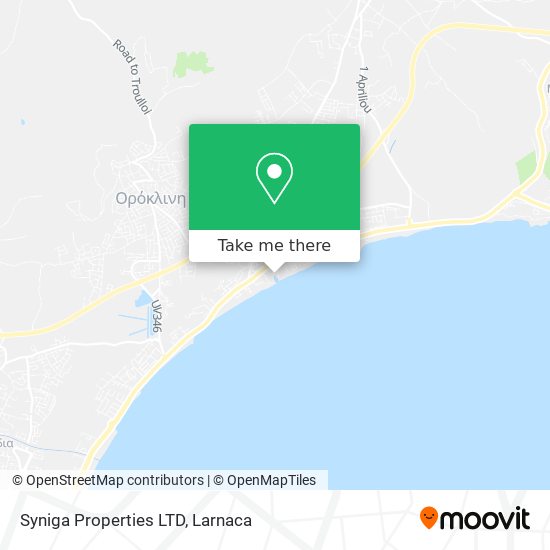 Syniga Properties LTD χάρτης
