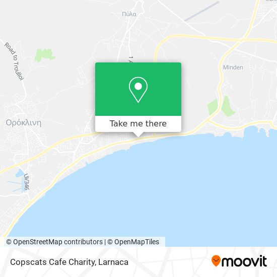 Copscats Cafe Charity map