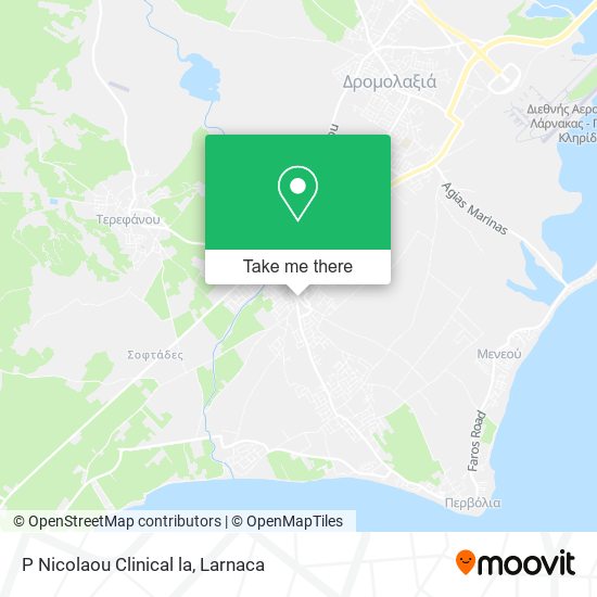 P Nicolaou Clinical la map
