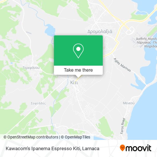 Kawacom's Ipanema Espresso Kiti map