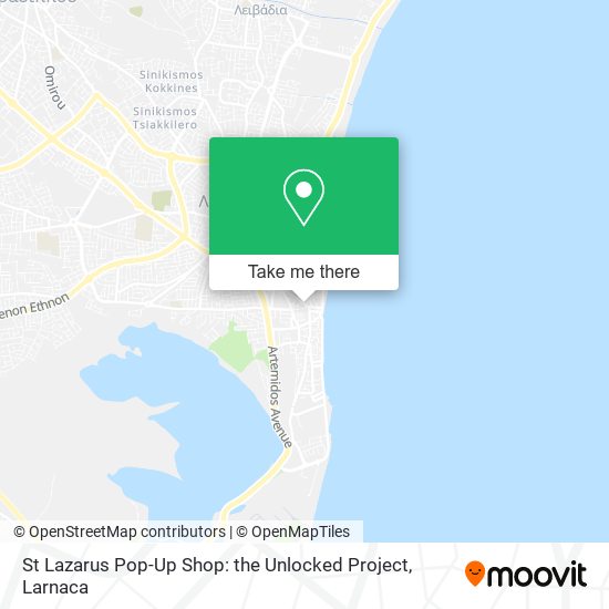 St Lazarus Pop-Up Shop: the Unlocked Project χάρτης