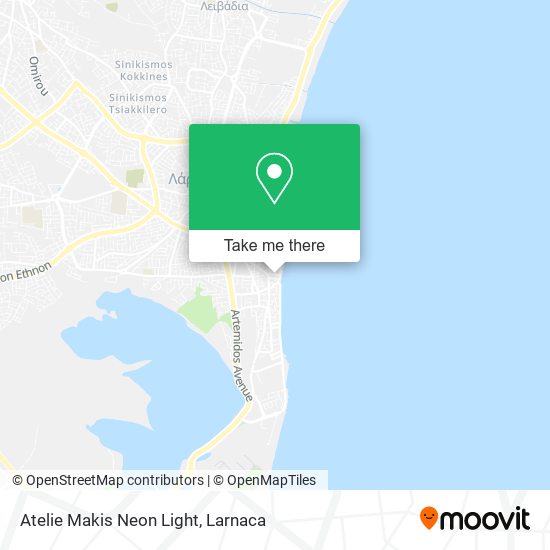 Atelie Makis Neon Light χάρτης