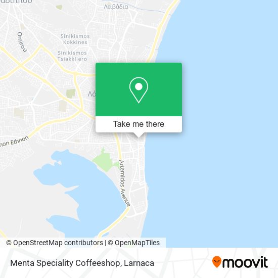 Menta Speciality Coffeeshop map