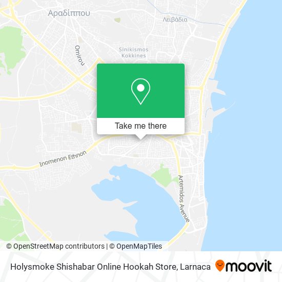 Holysmoke Shishabar Online Hookah Store χάρτης