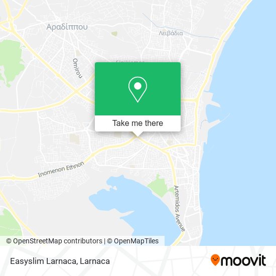 Easyslim Larnaca χάρτης