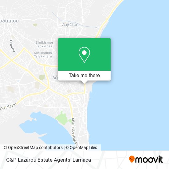 G&P Lazarou Estate Agents map
