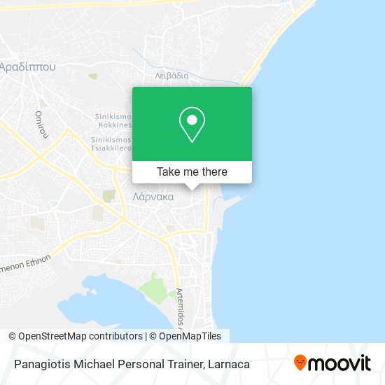 Panagiotis Michael Personal Trainer map