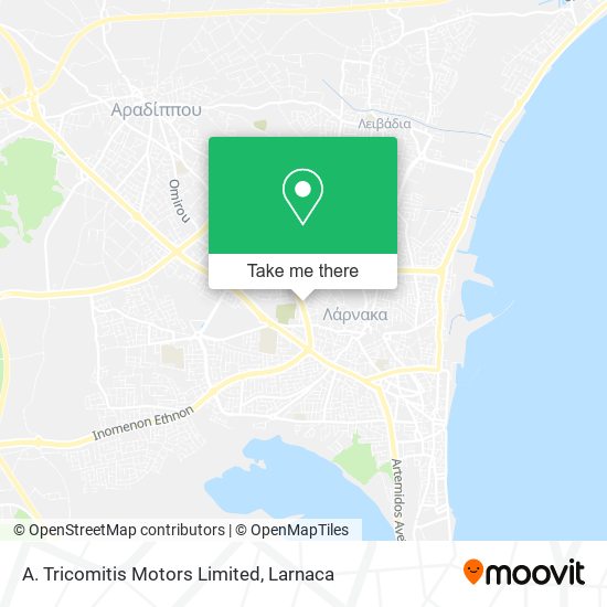 A. Tricomitis Motors Limited χάρτης