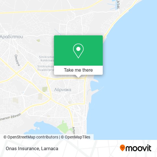 Onas Insurance map