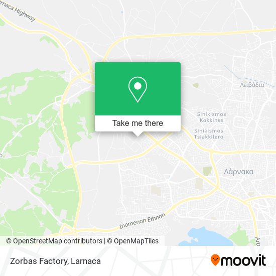Zorbas Factory χάρτης