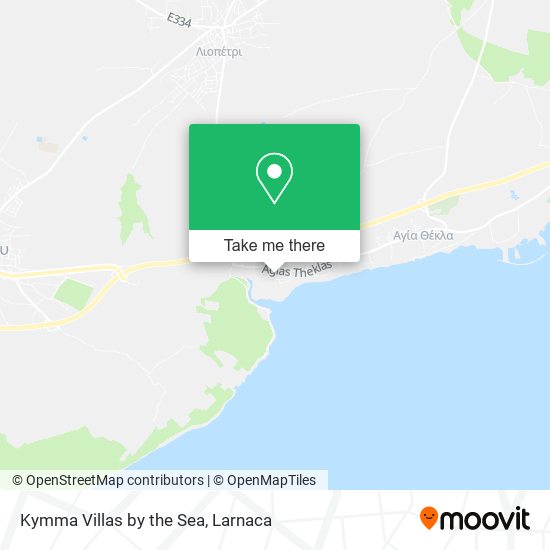 Kymma Villas by the Sea χάρτης