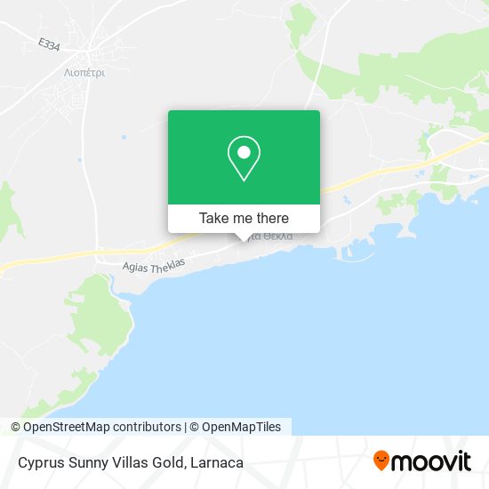 Cyprus Sunny Villas Gold χάρτης