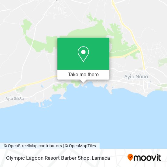 Olympic Lagoon Resort Barber Shop map