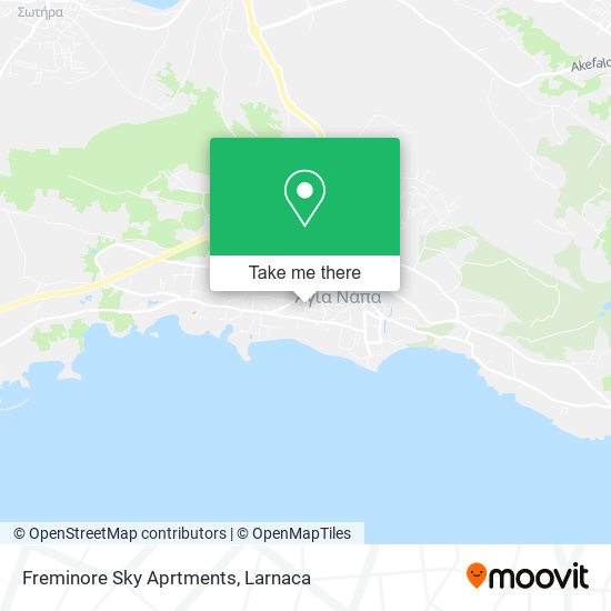 Freminore Sky Aprtments map