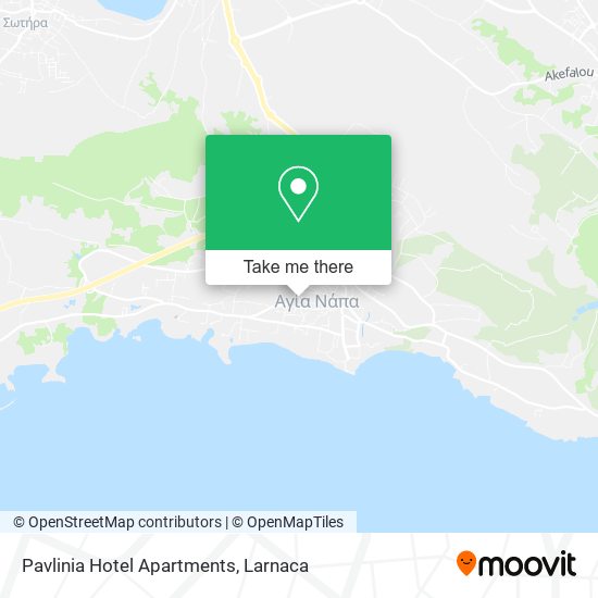 Pavlinia Hotel Apartments map