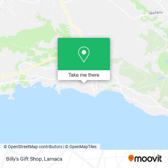 Billy's Gift Shop χάρτης