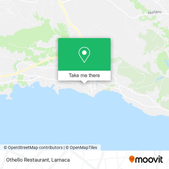 Othello Restaurant map