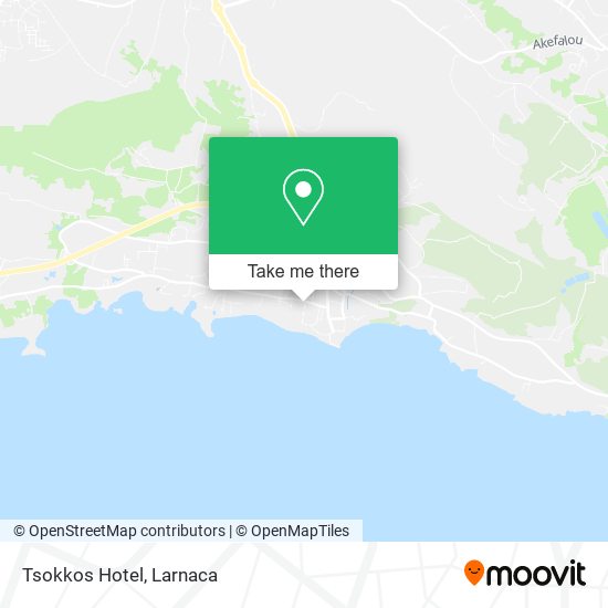 Tsokkos Hotel map