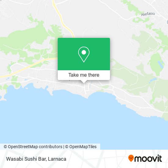Wasabi Sushi Bar χάρτης