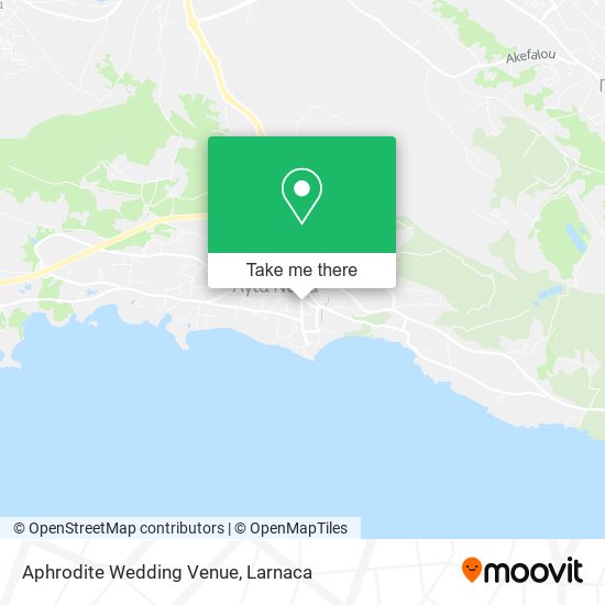 Aphrodite Wedding Venue χάρτης