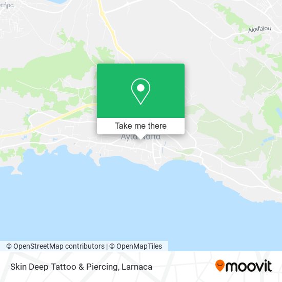 Skin Deep Tattoo & Piercing χάρτης