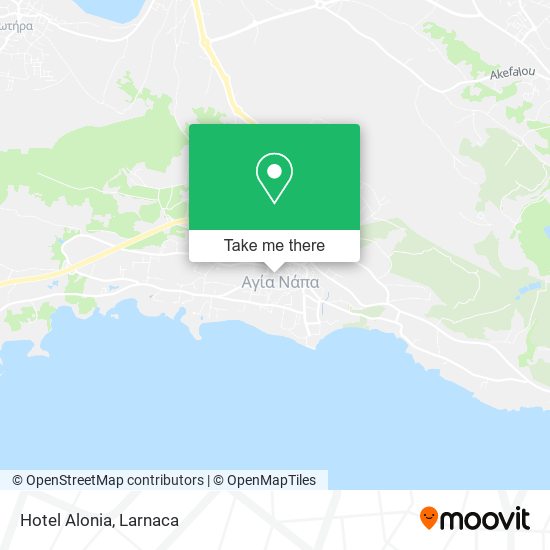 Hotel Alonia χάρτης