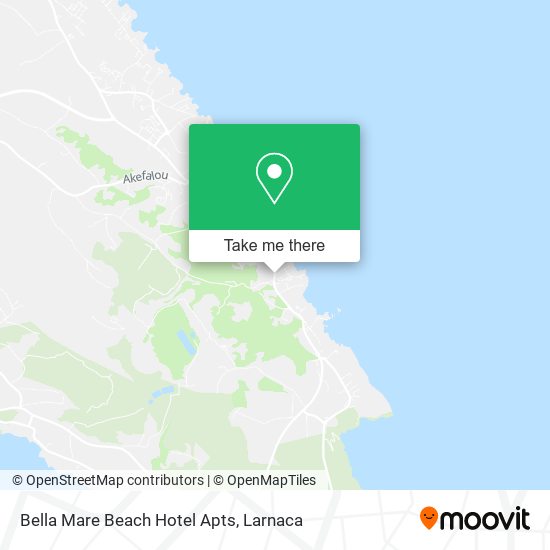 Bella Mare Beach Hotel Apts map