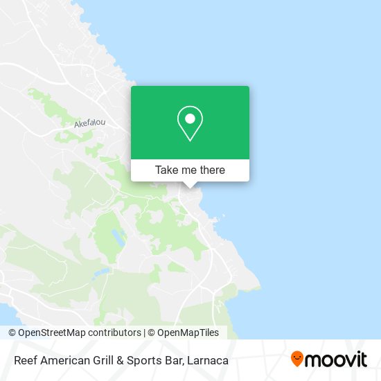 Reef American Grill & Sports Bar map