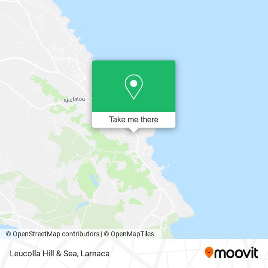 Leucolla Hill & Sea map