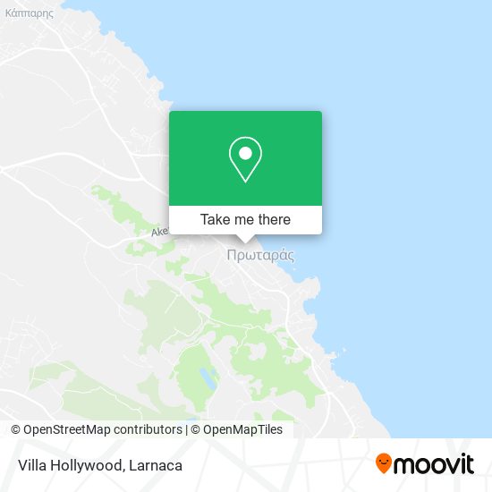 Villa Hollywood map