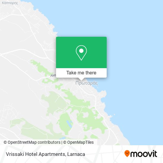 Vrissaki Hotel Apartments map