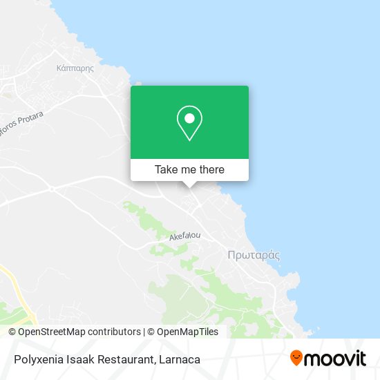 Polyxenia Isaak Restaurant map