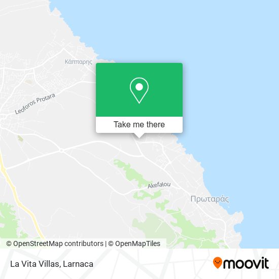 La Vita Villas map