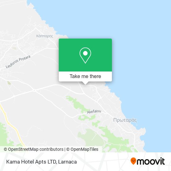 Kama Hotel Apts LTD χάρτης