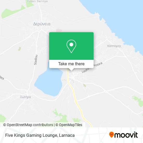 Five Kings Gaming Lounge map