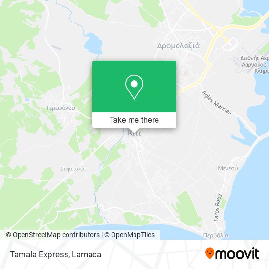 Tamala Express χάρτης