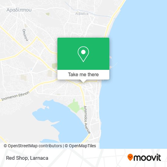 Red Shop χάρτης