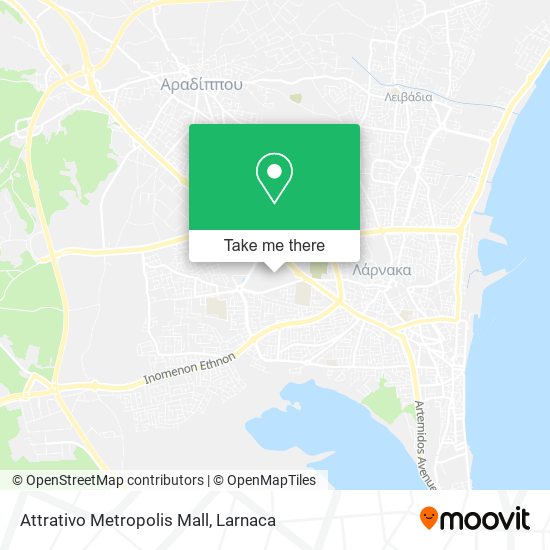 Attrativo Metropolis Mall χάρτης