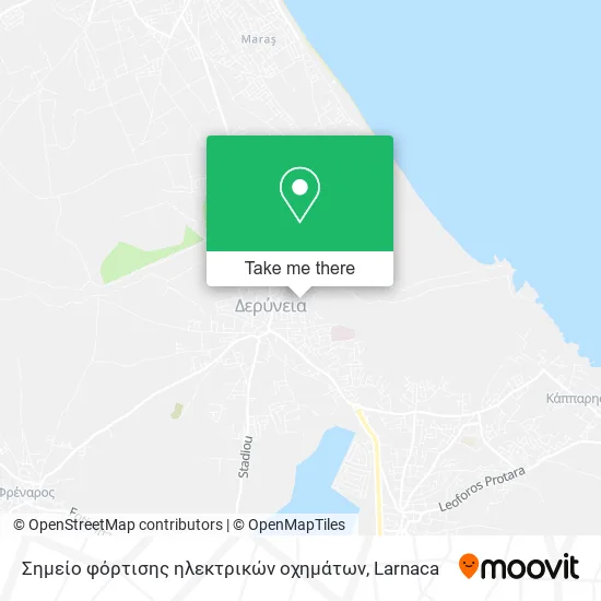 Σημείο φόρτισης ηλεκτρικών οχημάτων map