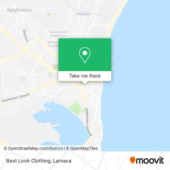 Best Look Clothing map